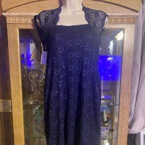 Navy Blue Cocktail Dress